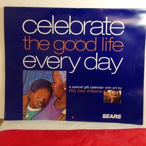 2004 SEARS CALENDAR, ACTOR AND ARTIST BILLIE DEE WILLIAMS. EXTRA RARE.